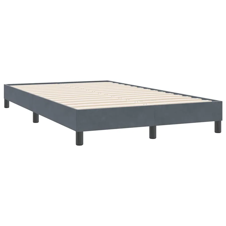 Sommier à lattes de lit sans matelas gris foncé 120x220cm - 4