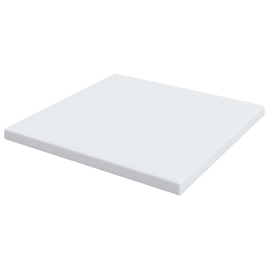 Surmatelas en mousse à mémoire 200 x 200 cm Thick Doux Blanc - 5