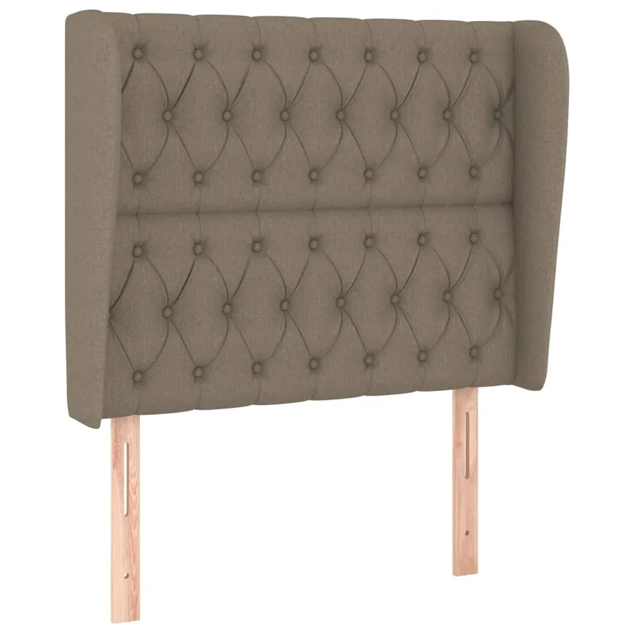 Sommier à lattes de lit avec matelas Taupe 90x190 cm Tissu - 6