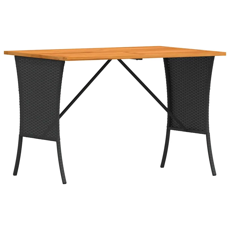 Ensemble à manger de jardin 4 pcs avec coussins noir - 6
