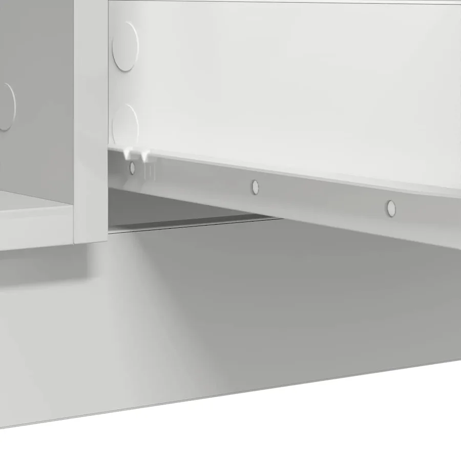 Buffet avec tiroirs blanc 100,5x35x76 cm bois d'ingénierie - 11