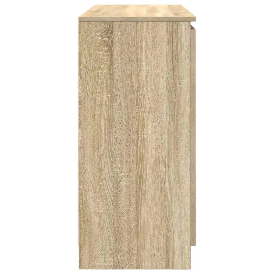 Buffet avec tiroirs chêne sonoma 100,5x35x76 cm bois ingénierie - 7