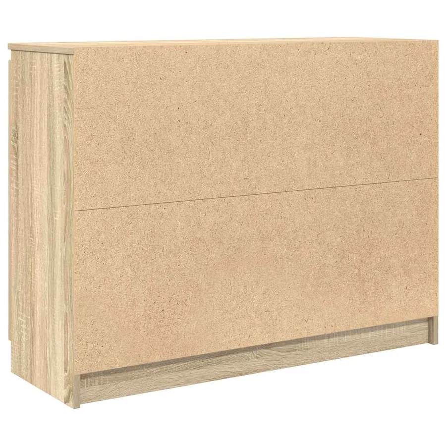 Buffet avec tiroirs chêne sonoma 100,5x35x76 cm bois ingénierie - 8