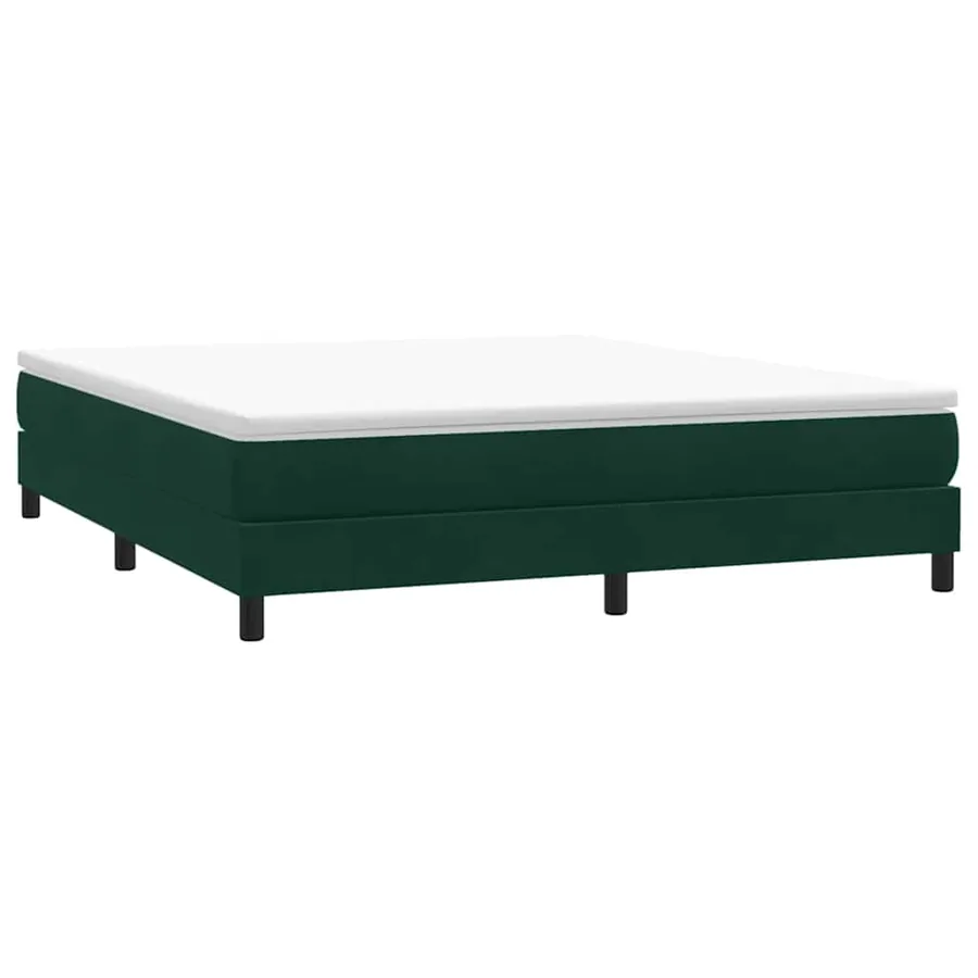 Sommier à lattes de lit sans matelas 180x210 cm velours