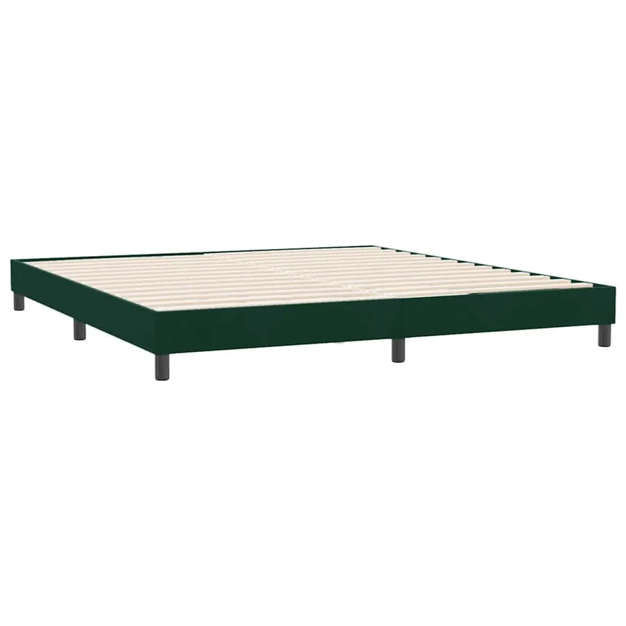 Sommier à lattes de lit sans matelas 180x210 cm velours - 3