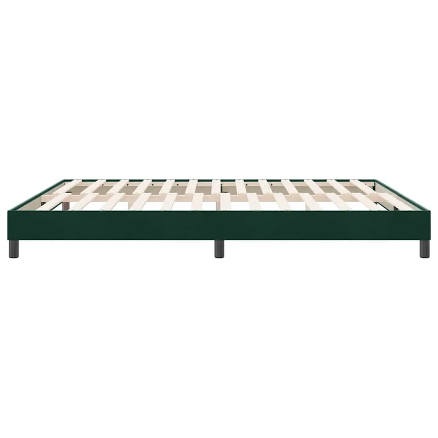 Sommier à lattes de lit sans matelas 180x210 cm velours - 6