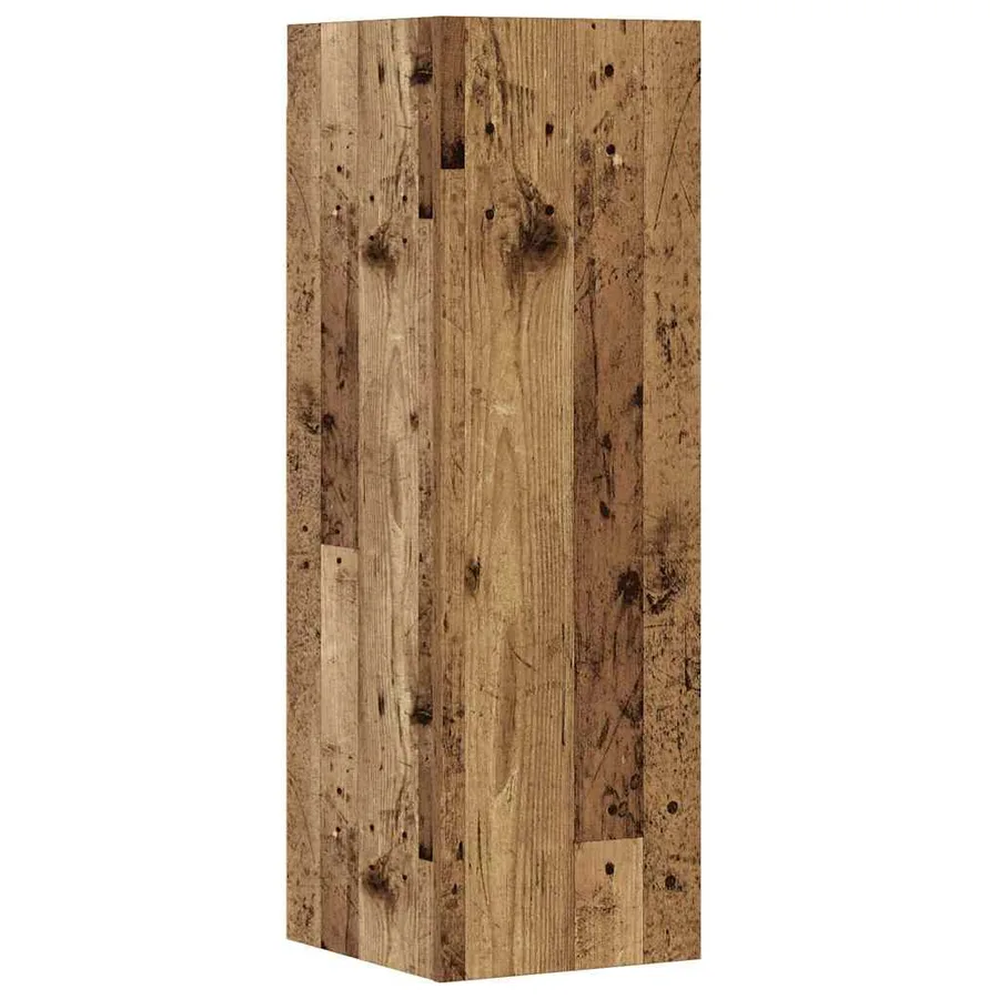 Ensemble de meuble TV mural 8 pcs vieux bois bois d'ingénierie - 6