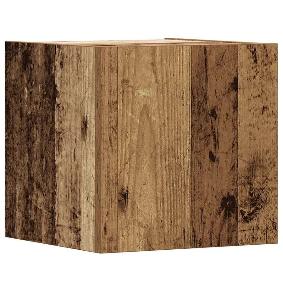 Ensemble de meuble TV mural 8 pcs vieux bois bois d'ingénierie - 8