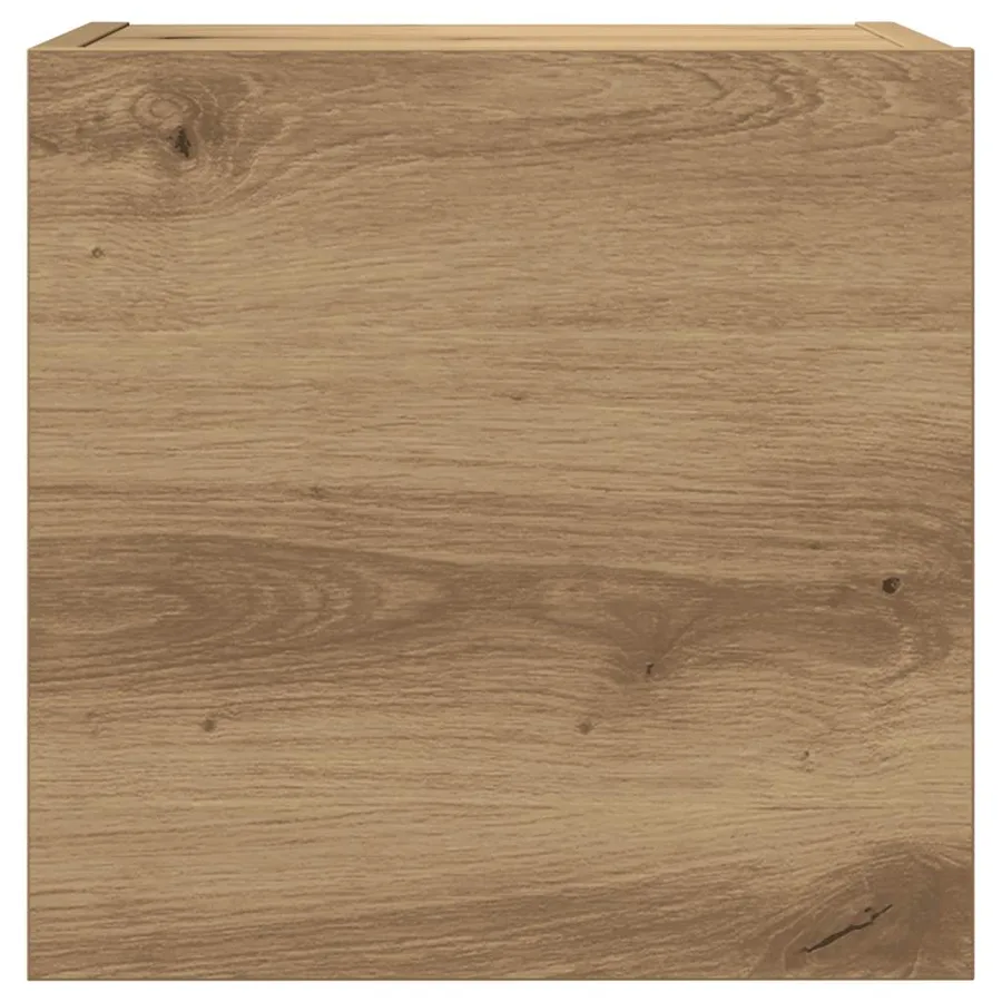 Ensemble de meuble TV mural 7 pcs chêne artisanal - 7