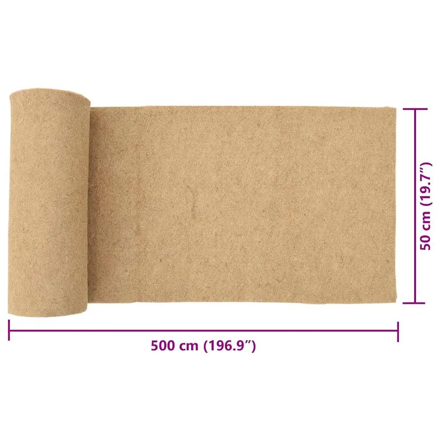 Tapis de chanvre pour rongeurs 0,5x5 m 5 mm - 10