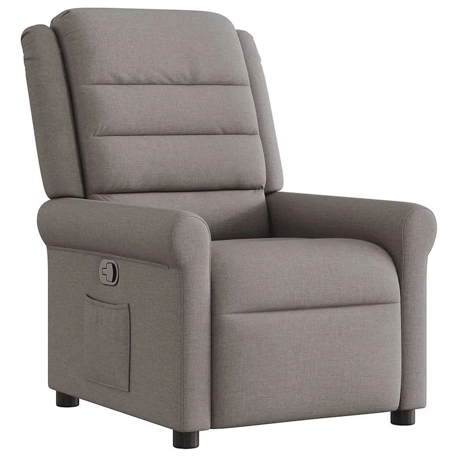 Fauteuil inclinable Taupe Tissu - 2