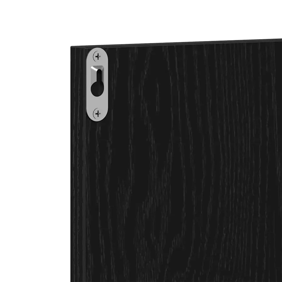 Ensemble de meubles d'entrée 4 pcs Chêne noir Bois d'ingénierie - 10