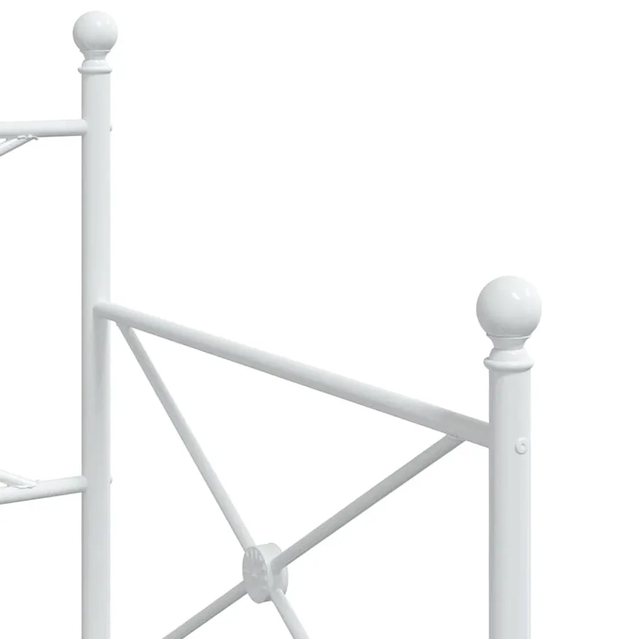 Lit de jour avec lit gigogne sans matelas blanc 90x190 cm acier - 10