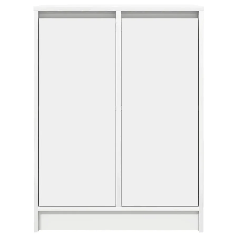 Buffet blanc 57x34x76 cm bois d'ingénierie - 6