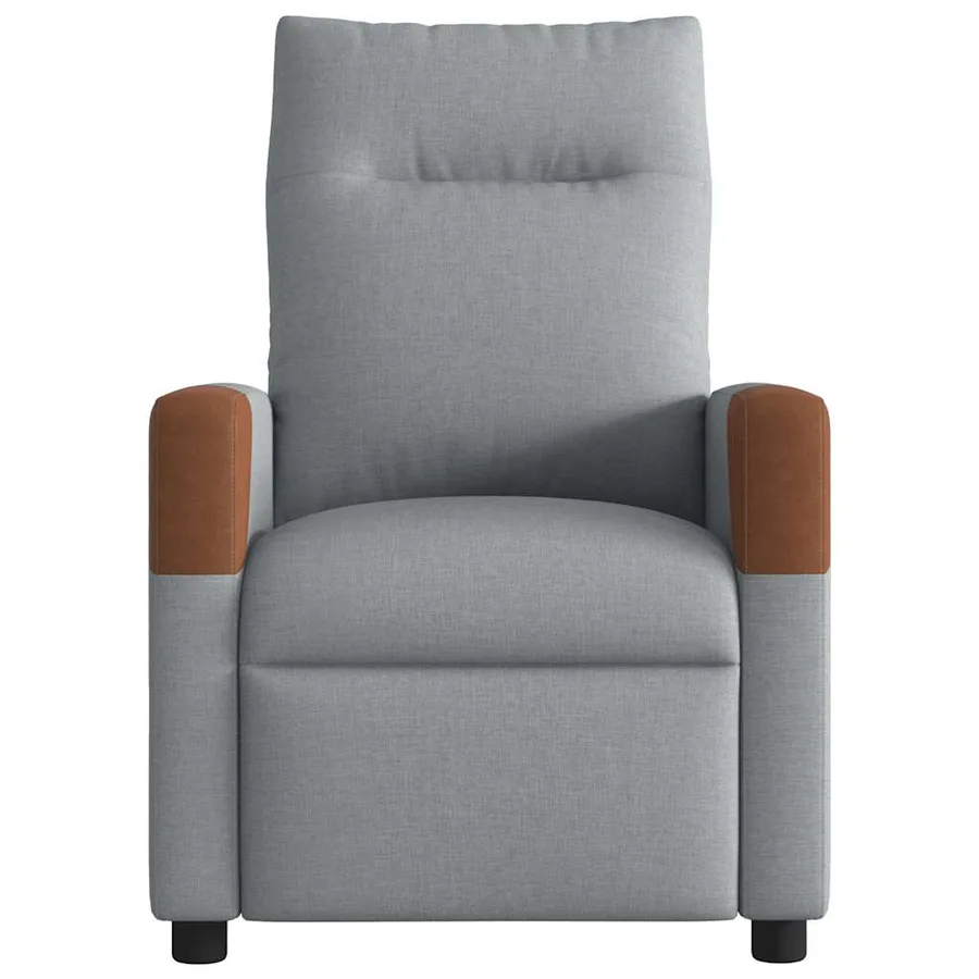 Fauteuil inclinable Gris clair Tissu - 3
