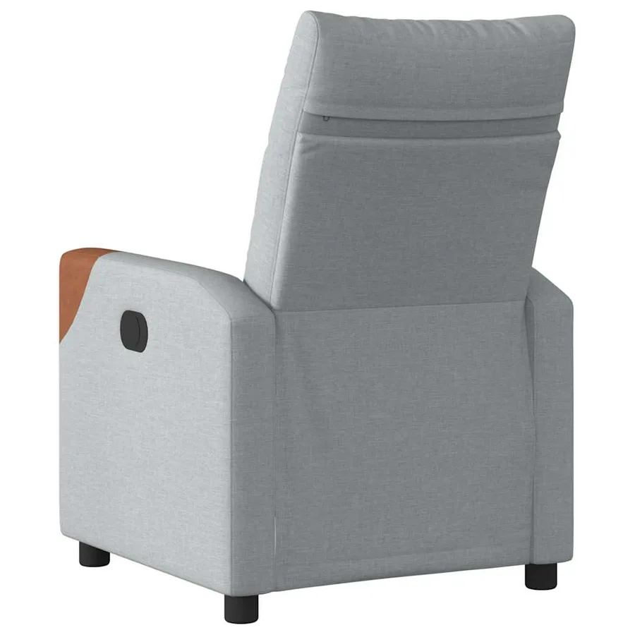 Fauteuil inclinable Gris clair Tissu - 5