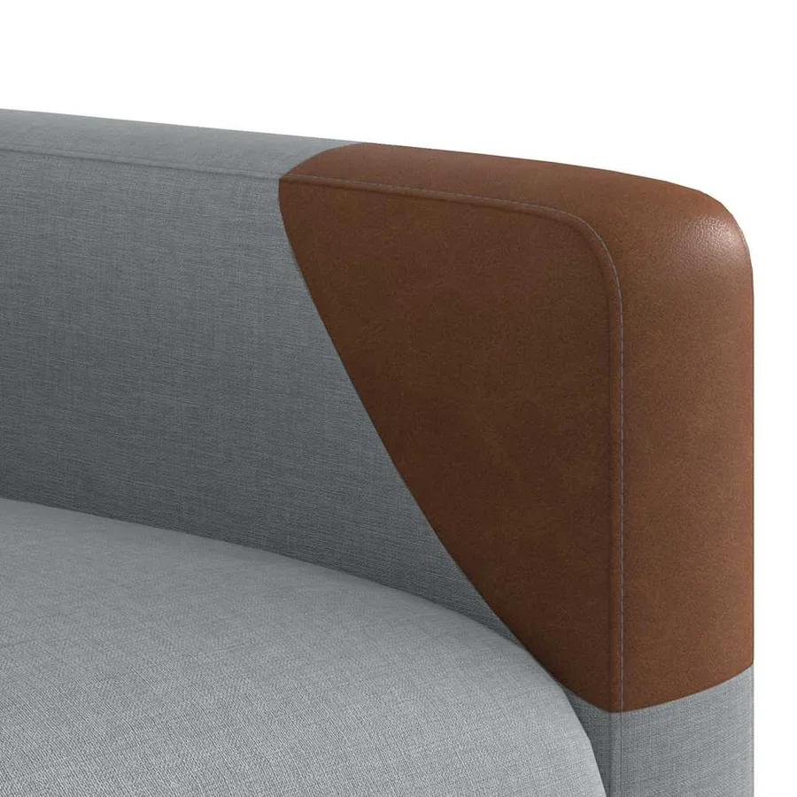 Fauteuil inclinable Gris clair Tissu - 9