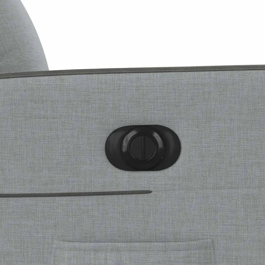 Fauteuil inclinable électrique Gris clair Tissu - 12