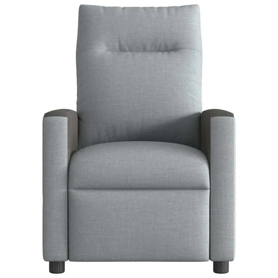 Fauteuil inclinable électrique Gris clair Tissu - 5