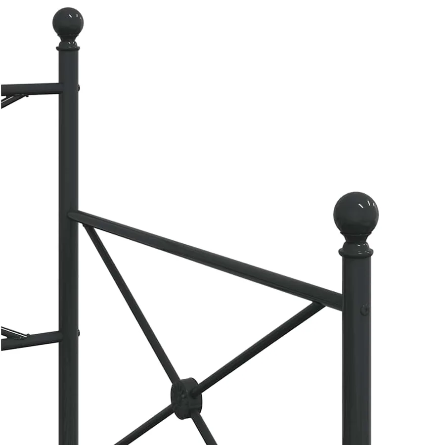 Lit de jour et lit gigogne sans matelas noir 90x190 cm acier - 10