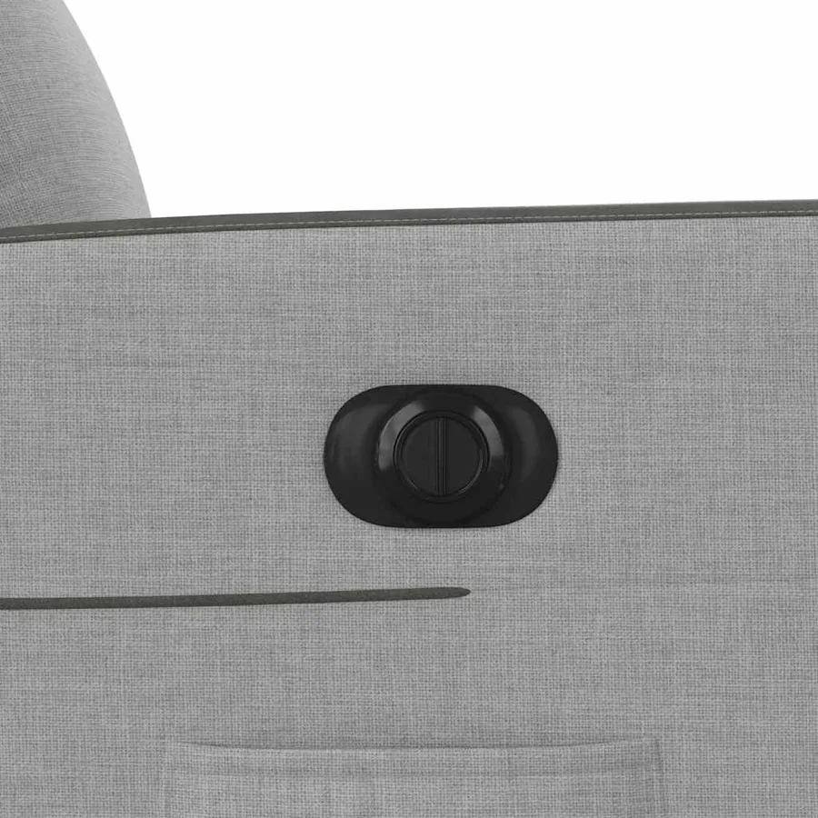 Fauteuil inclinable électrique gris nuage tissu - 14