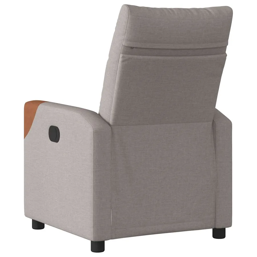 Fauteuil inclinable Taupe Tissu - 5