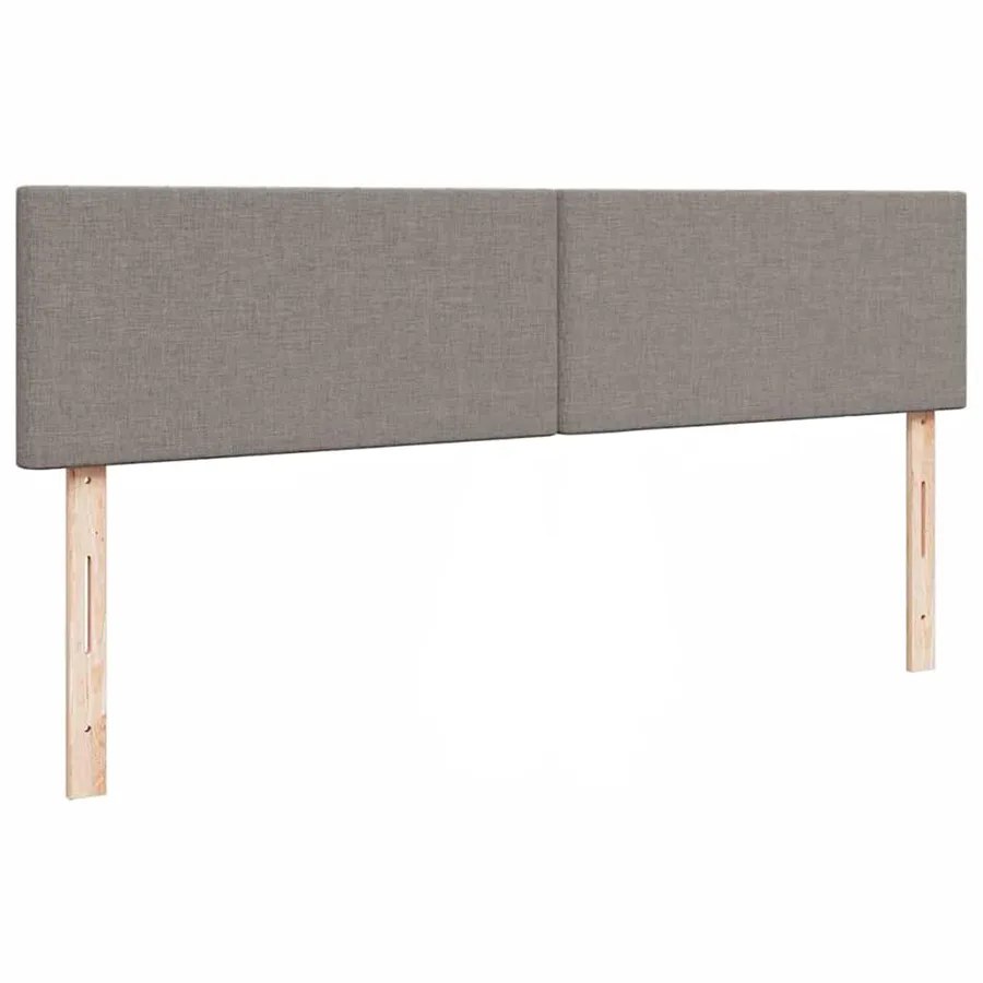 Lit ottoman avec matelas et LED Taupe 180x200cm tissu - 10