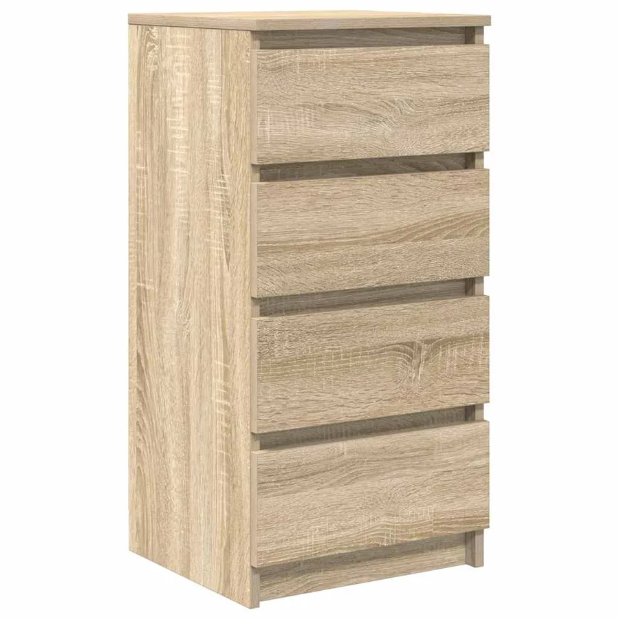 Buffet chêne sonoma 37,5x35x76 cm bois d'ingénierie - 2