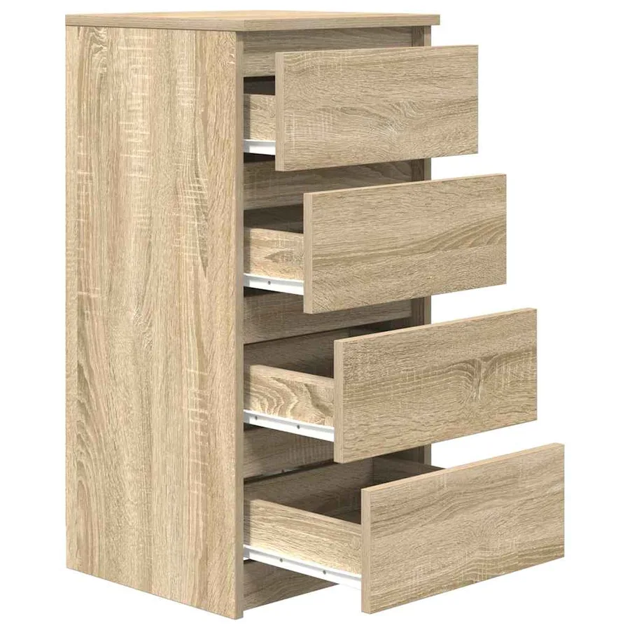 Buffet chêne sonoma 37,5x35x76 cm bois d'ingénierie - 5