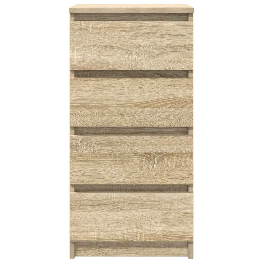 Buffet chêne sonoma 37,5x35x76 cm bois d'ingénierie - 6