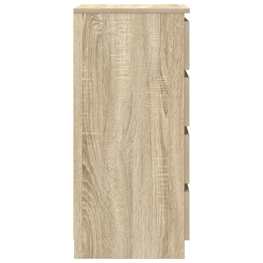 Buffet chêne sonoma 37,5x35x76 cm bois d'ingénierie - 7