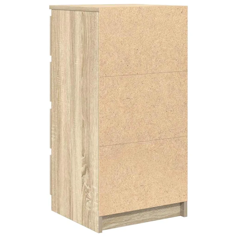 Buffet chêne sonoma 37,5x35x76 cm bois d'ingénierie - 8