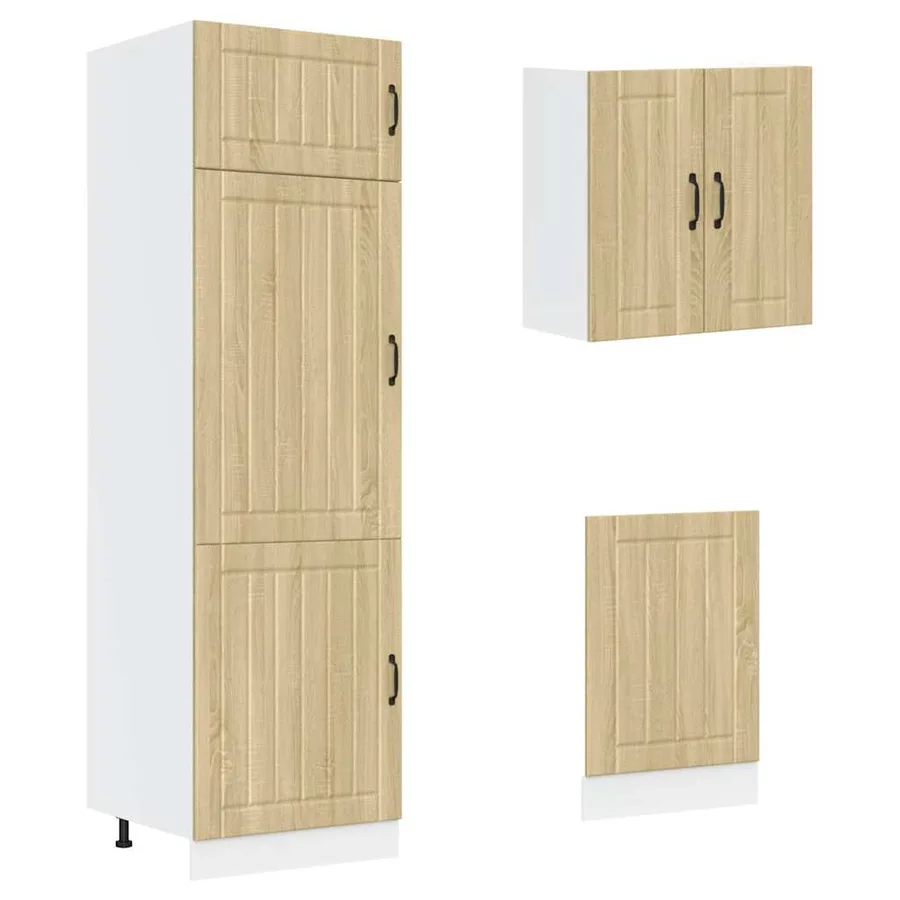 Ensemble de 8 meubles de cuisine "Lucca" en chêne Sonoma - 5