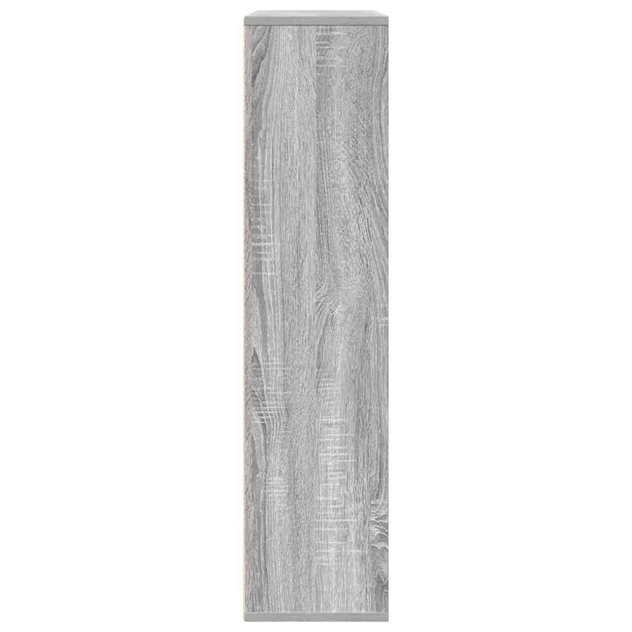 Bibliothèque sonoma gris 89x24x101,5 cm bois d'ingénierie - 5
