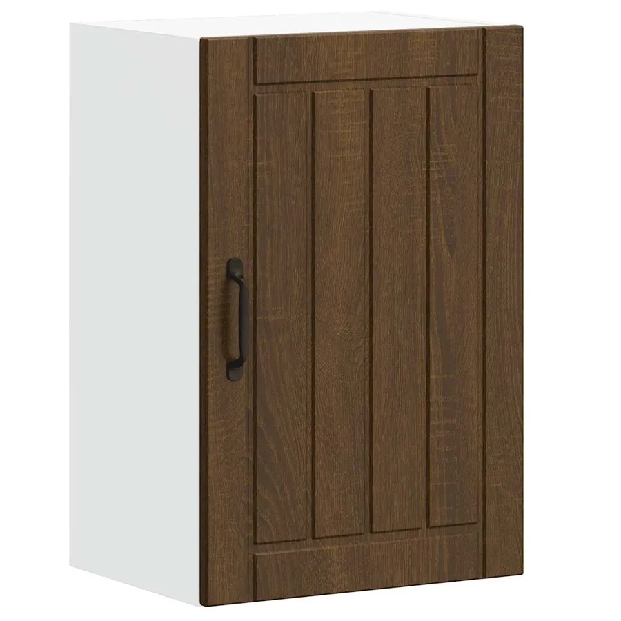 Armoire murale de cuisine Lucca chêne marron bois ingénierie - 2
