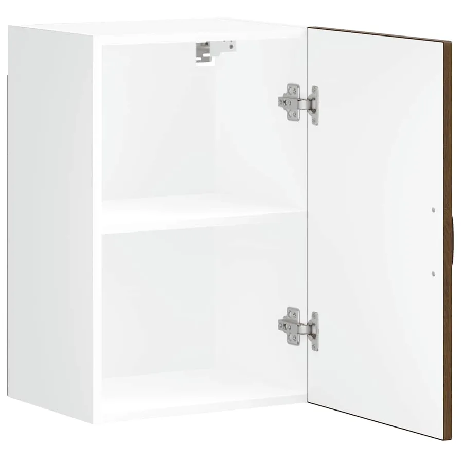 Armoire murale de cuisine Lucca chêne marron bois ingénierie - 6