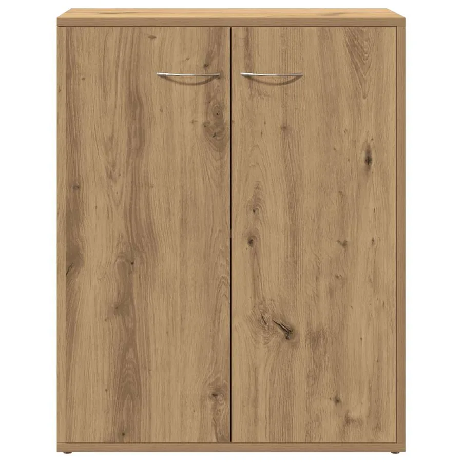 Buffet chêne artisanal 60x30x75 cm bois d'ingénierie - 4