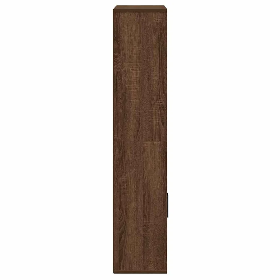 Bibliothèque chêne marron 60x24x120 cm bois d'ingénierie - 5