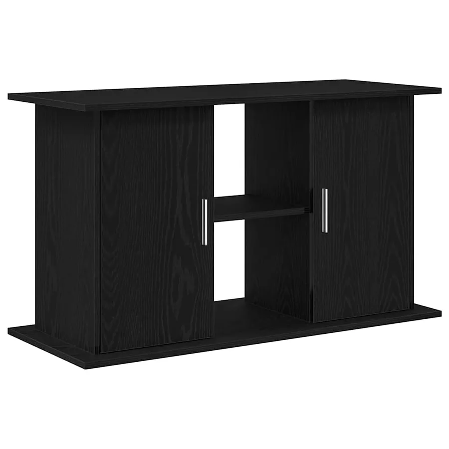 Support d'aquarium Chêne noir 101 x 41 x 58 cm Bois d'ingénierie - 2