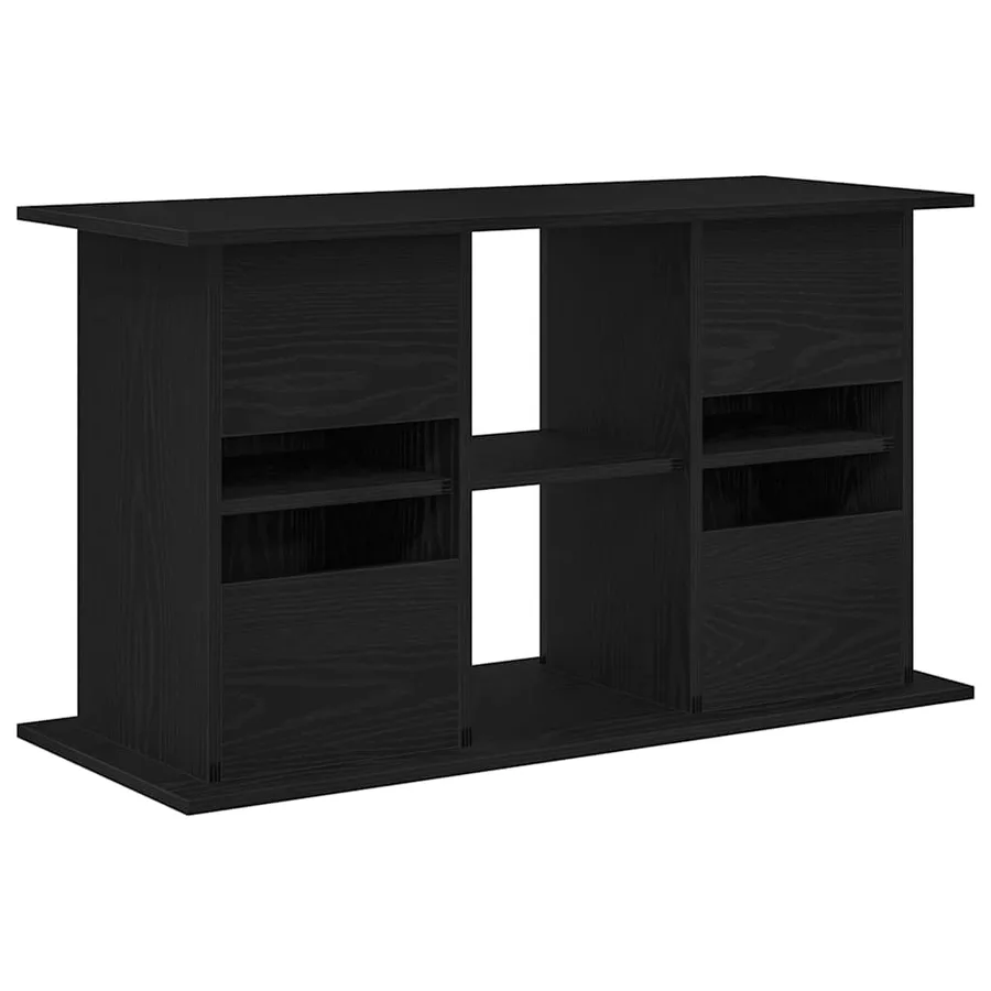 Support d'aquarium Chêne noir 101 x 41 x 58 cm Bois d'ingénierie - 7