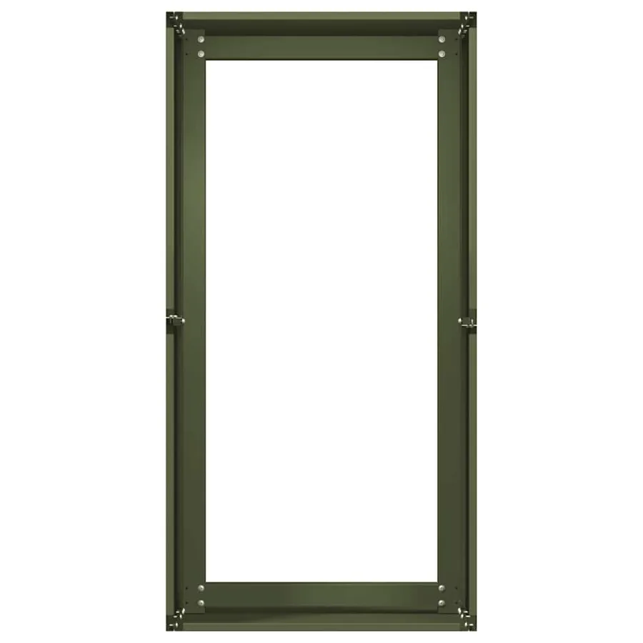 Jardinière vert olive 40x80x40 cm acier laminé à froid - 5