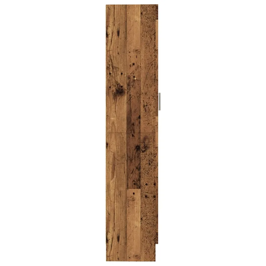 Bibliothèque vieux bois 82,5x30,5x150 cm bois d'ingénierie - 7
