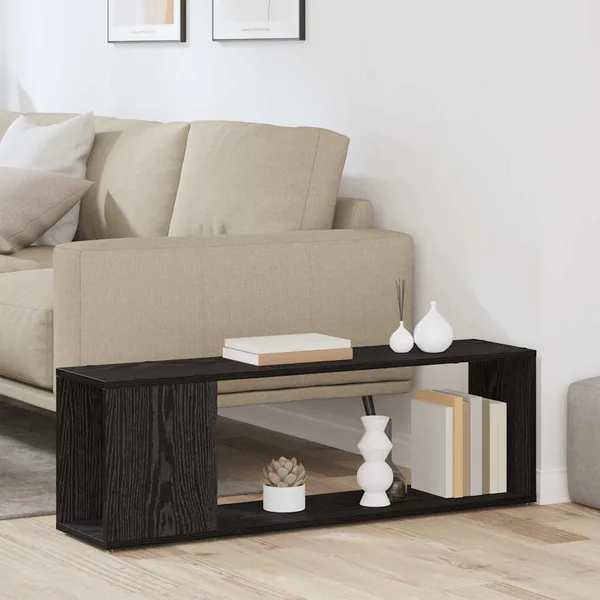Ensemble meuble TV Noir 100 x 24 x 63 cm Bois d'ingénierie