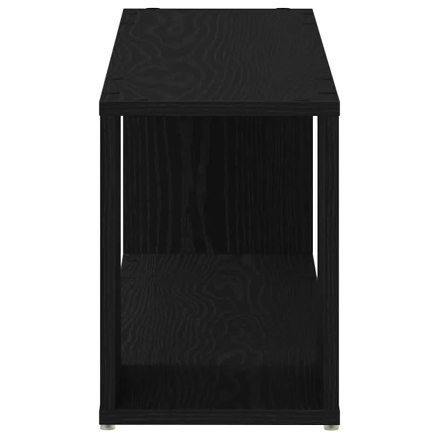 Ensemble meuble TV Noir 100 x 24 x 63 cm Bois d'ingénierie - 6
