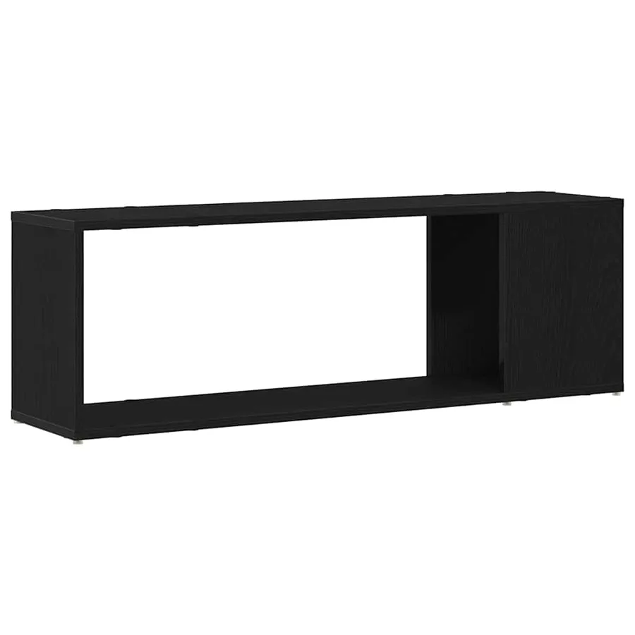 Ensemble meuble TV Noir 100 x 24 x 63 cm Bois d'ingénierie - 7