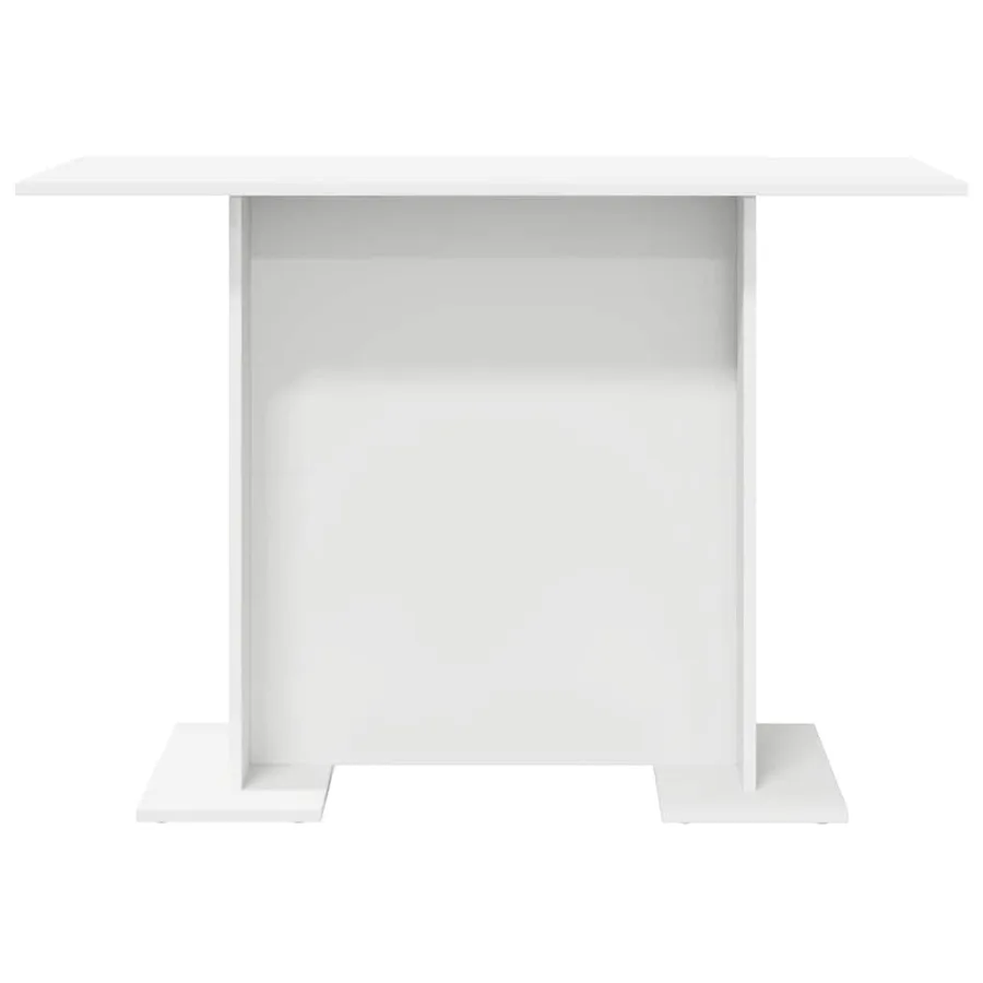Table de salle à manger / Table de repas Blanc 110 x 60 x 75 cm - 5