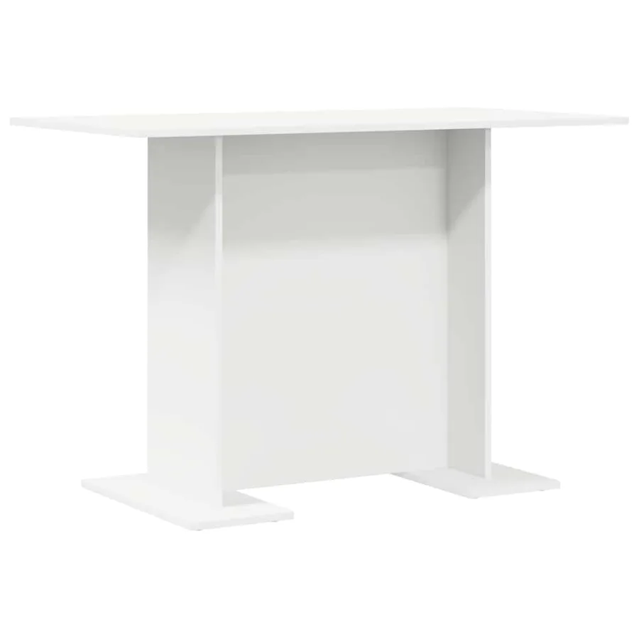 Table de salle à manger / Table de repas Blanc 110 x 60 x 75 cm - 7