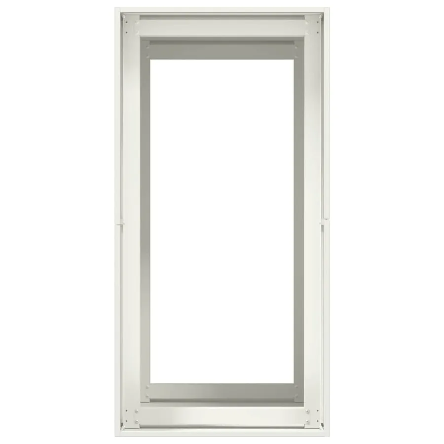 Jardinière blanc 40x80x80 cm acier - 5