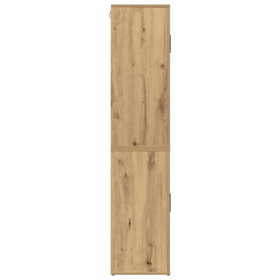 Haut Armoire Chêne artisanal 80 x 33 x 150 cm Bois d'ingénierie - 7