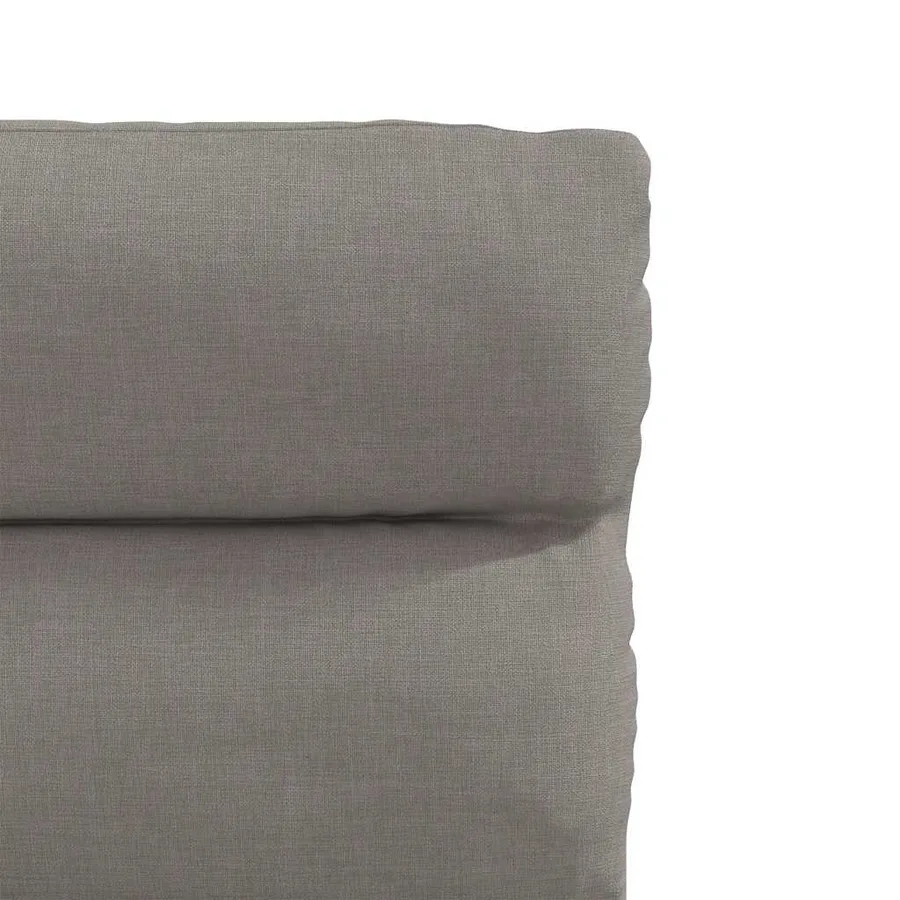 Chaises à manger lot de 4 taupe tissu - 7